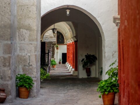 Passage In Monasterio de Santa Catalina, Arequipa, Peru
