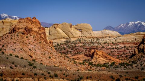 Peek-A-Boo Arch, Evening Look From Burr Trail, Capitol Reef National Park, UT