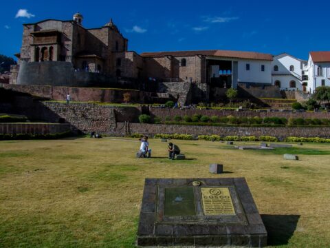 Qurikancha, Exterior Yard, Cusco, Peru