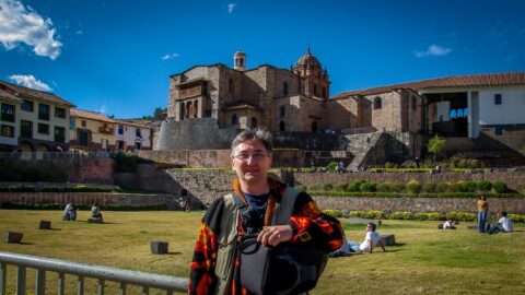 Qurikancha, rrasha in Exterior Yard, Cusco, Peru