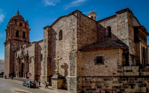 Qurikancha with Convent of Santo Domingo Church, Cusco, Peru