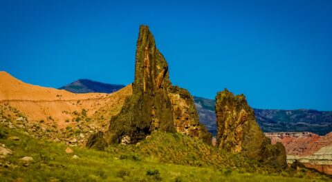 Rock Formation In Lower Cathedral Valley, UT