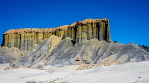 Rock Formation Near Factory Butte, Scenic Byway 24, UT