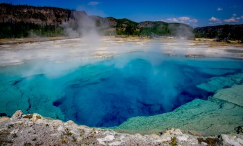 Sapphire Pool, Yellowstone National Park, WY