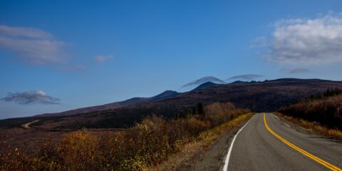 Scenery Of “Top Of The World Highway” Towards Chicken, AK