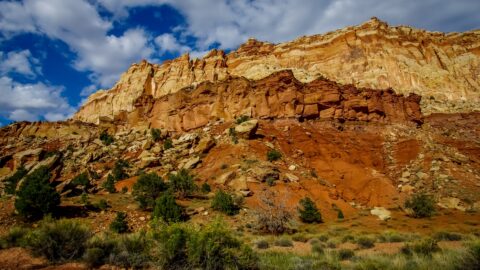 Scenic Drive In Capitol Reef National Park, UT