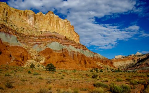 Scenic Drive In Capitol Reef National Park, UT
