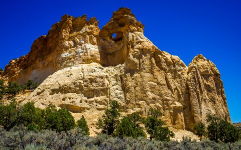 Searching Around Grosvenor Arch, Grand Staircase Escalante National Monument, UT