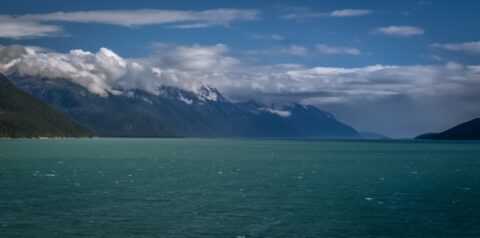 Seascape Of Lynn Inlet From Ferry Skagway – Haines, AK