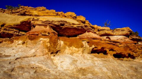 Shelter Near The Top Of The Aztec Butte, Canyonlands National Park, Moab, UT