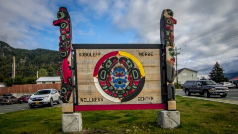 Picturesque Sign In Downtown Haines, AK
