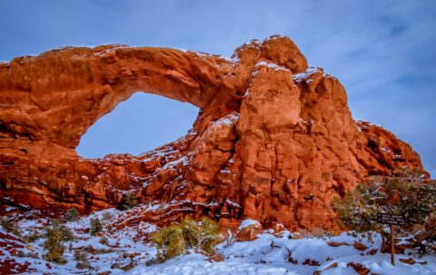 South Window After Christmas, Arches National Park, Moab, UT