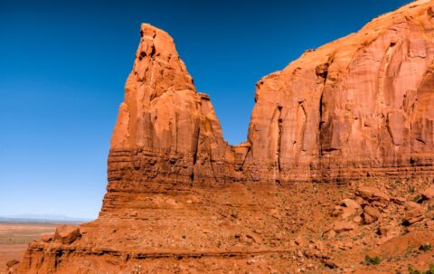 Spearhead Rock Formation At Artist Point In Monument Valley, AZ
