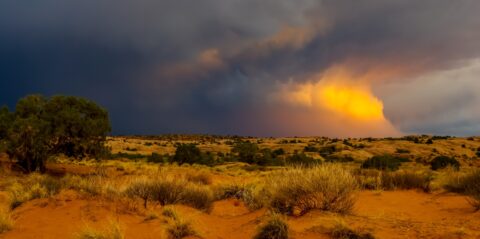 The Morning Storm Is Rising, D-11 Campsite, Slickrock, Moab, UT