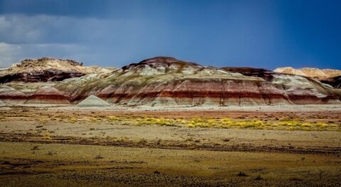 Stormy Weather In Petrified Forest National Park, AZ