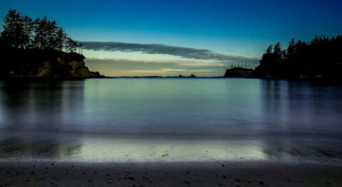 Sunset At Coos Bay, OR