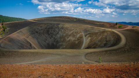Crater Of The Cinder Cone, Lassen Volcanic National Park, CA
