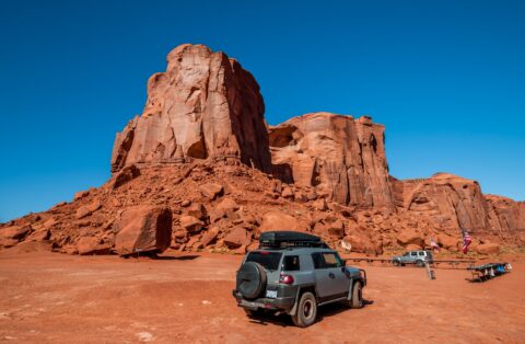 The Cube, Turning Point In Monument Valley Scenic Drive, AZ