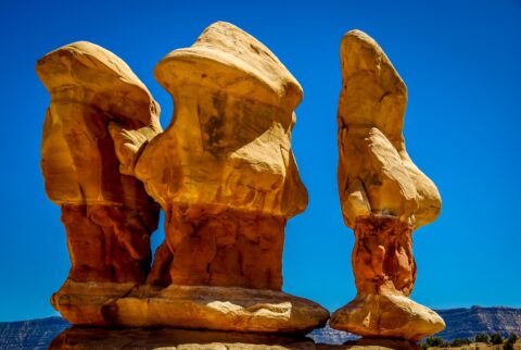 “Three Buddies” In Devils Garden, Grand Staircase Escalante National Monument, UT