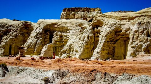 Approaching Toadstools, Grand Staircase Escalante National Monument, UT