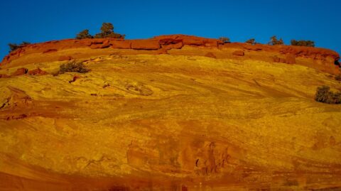 Top Of The Aztec Butte At Sunset, Canyonlands National Park, Moab, UT