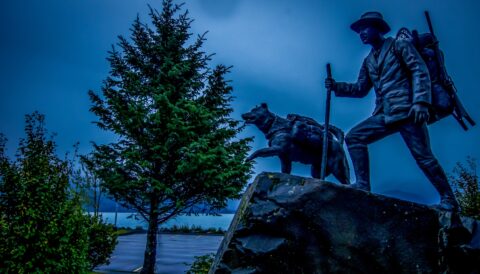 “Trail Blazers” Monument In Seward, AK