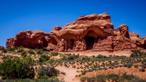 Trail To Double Arch, Arches National Park, Moab, UT