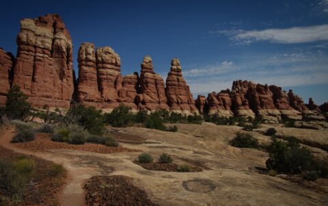 Trail Towards Devil’s Kitchen, Needles, Canyonlands National Park, UT