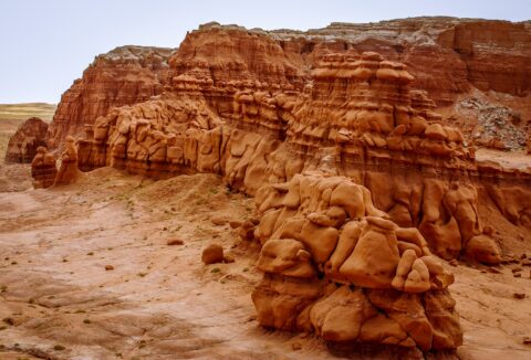 Wall Of Goblins In Goblin Valley State Park, UT