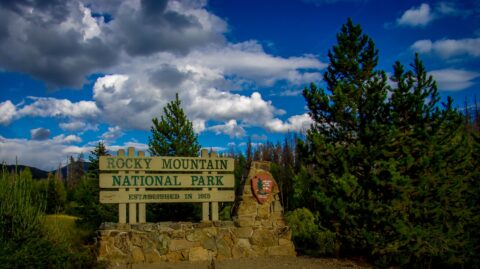 West Entrance To Rocky Mountain National Park, CO
