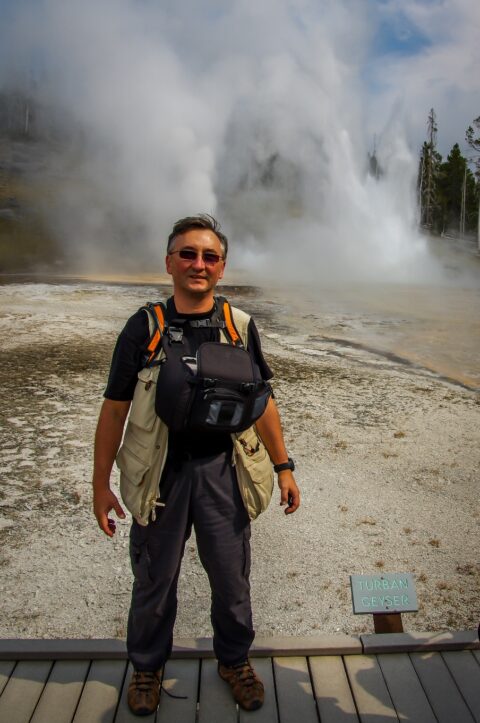 rrasha @ Turban Geyser, Yellowstone National Park, WY