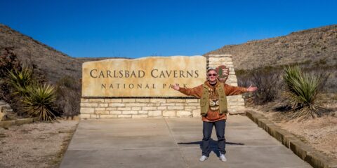 rrasha At The Entrance To Carlsbad Caverns National Park, NM