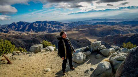 rrasha On The Keys View In Joshua Tree National Park, CA