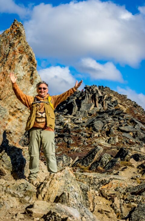 rrasha On The First Peak On Savage Alpine Trail In Denali National Park, AK