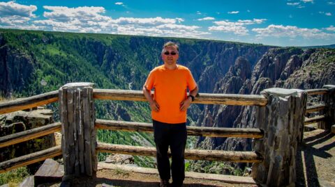 rrasha On The North Rim Of Black Canyon Of The Gunnison National Park, CO
