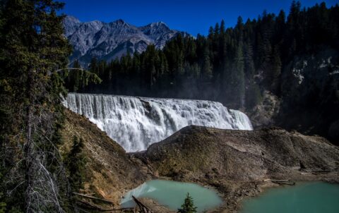 Another Look At Mighty Wapta Falls in Yoho National Park, BC