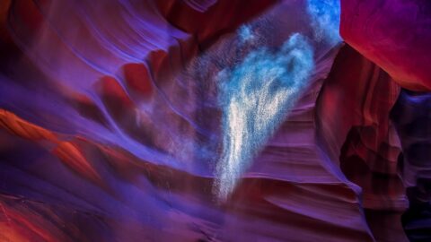 Another Sand Ghost In Upper Antelope Slot Canyon, Page, AZ