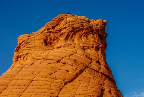 Another Strange Rock Formation In Pow Hole, Varmilion Cliffs National Monument, AZ