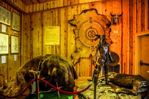 Art In Crazy Horse Memorial, Black Hills, SD