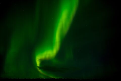 Aurora Borealis Comes My Way, Madeline Lake, Yellowknife, NT