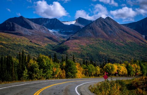 Autumn Colors Along Richardson Highway Towards Valdez, AK