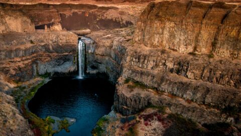 Autumn Afternoon Look At Palouse Falls, WA