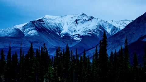 Beautiful Stone Mountain Provincial Park Along Alaska Highway, BC