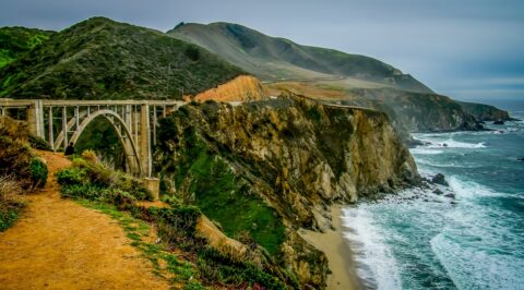 Bixby Bridge In Big Sur, CA
