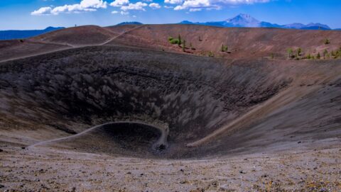 Bottom Of The Crater Of The Cinder Cone, Lassen Volcanic National Park, CA