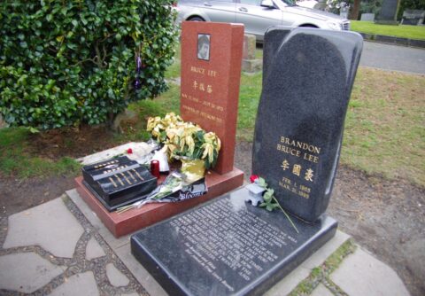 Bruce Lee & Brandon Bruce Lee Memorial, Lake View Cemetery, Seattle, WA