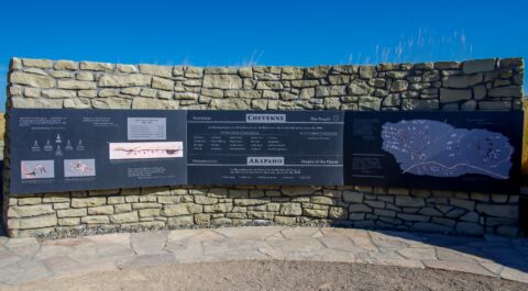 Cheyenne & Arapaho Indian Section of Memorial @ Little Bighorn Battlefield NM, MT