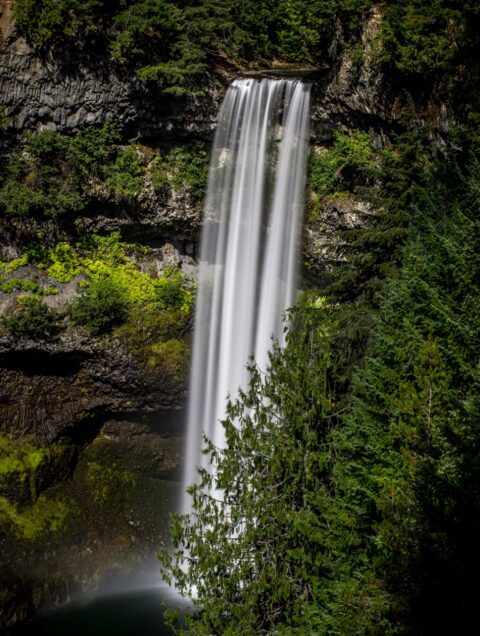 Close Look At Brandywine Falls, BC