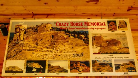 Construction Of Crazy Horse Memorial In Pictures In Crazy Horse Memorial, Black Hills, SD