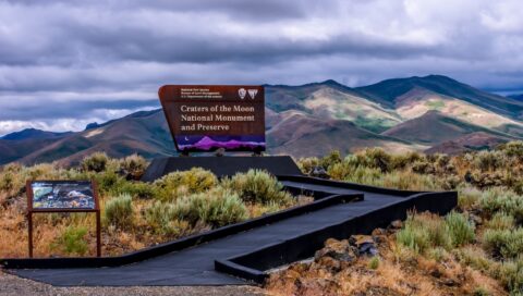 Entrance To Craters Of The Moon National Monument, ID